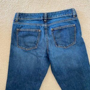 TALBOTS SIGNATURE FIT BOOT CUT MEDIUM WASH JEANS  6P 28 EUC
